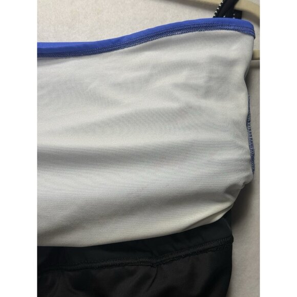 Miraclesuit 1 Pc Bathing Suit Swimsuit Colorblock Black Blue 10 DD Double Strap - Picture 8 of 8